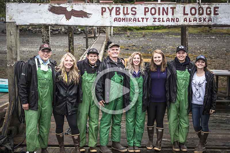 BYU students in Alaska