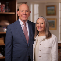 Two Knight Society members, a husband and wife