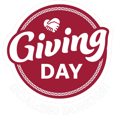 BYU-Hawaii Giving Day 2024 logo, goal: 250 donors