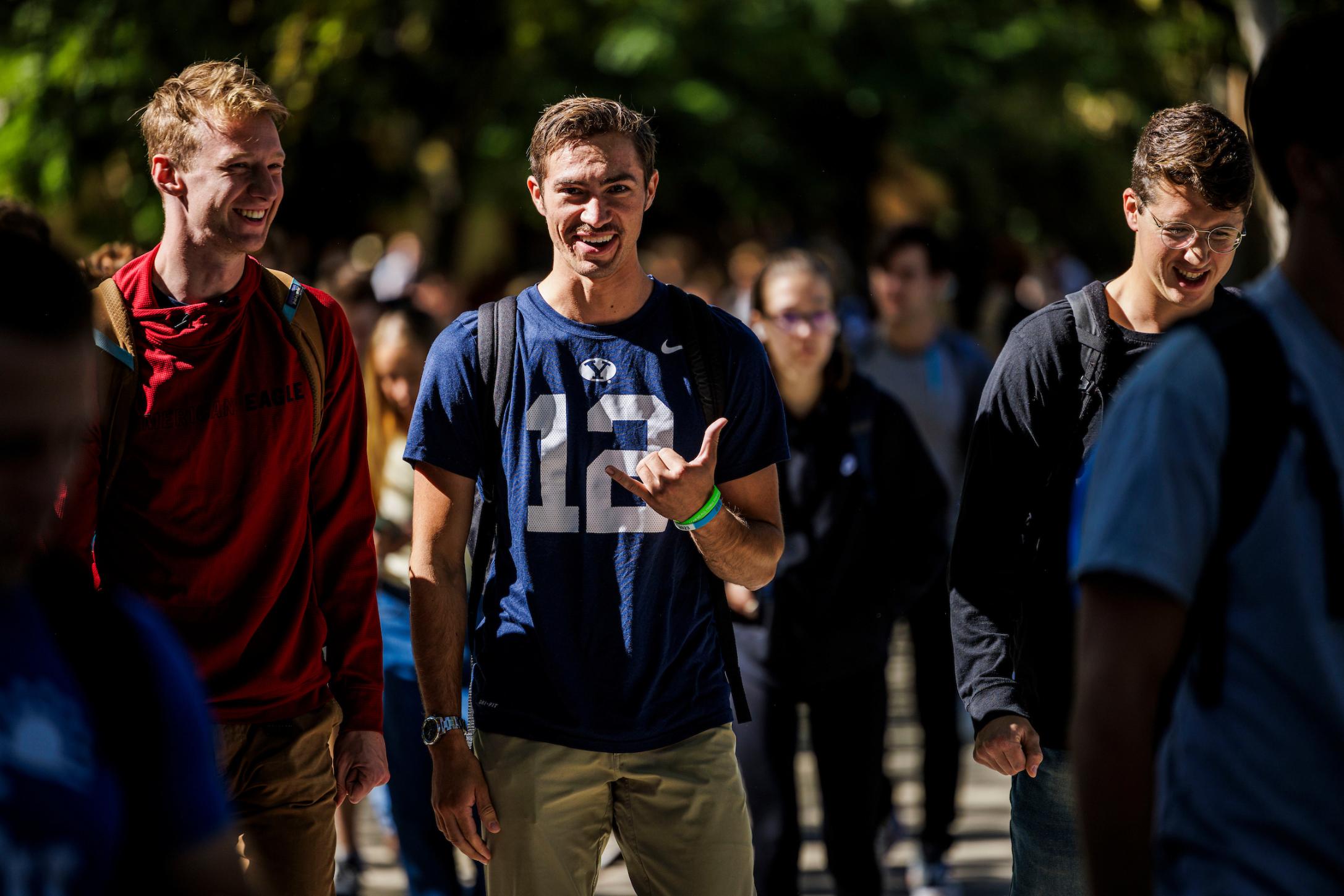 students at BYU